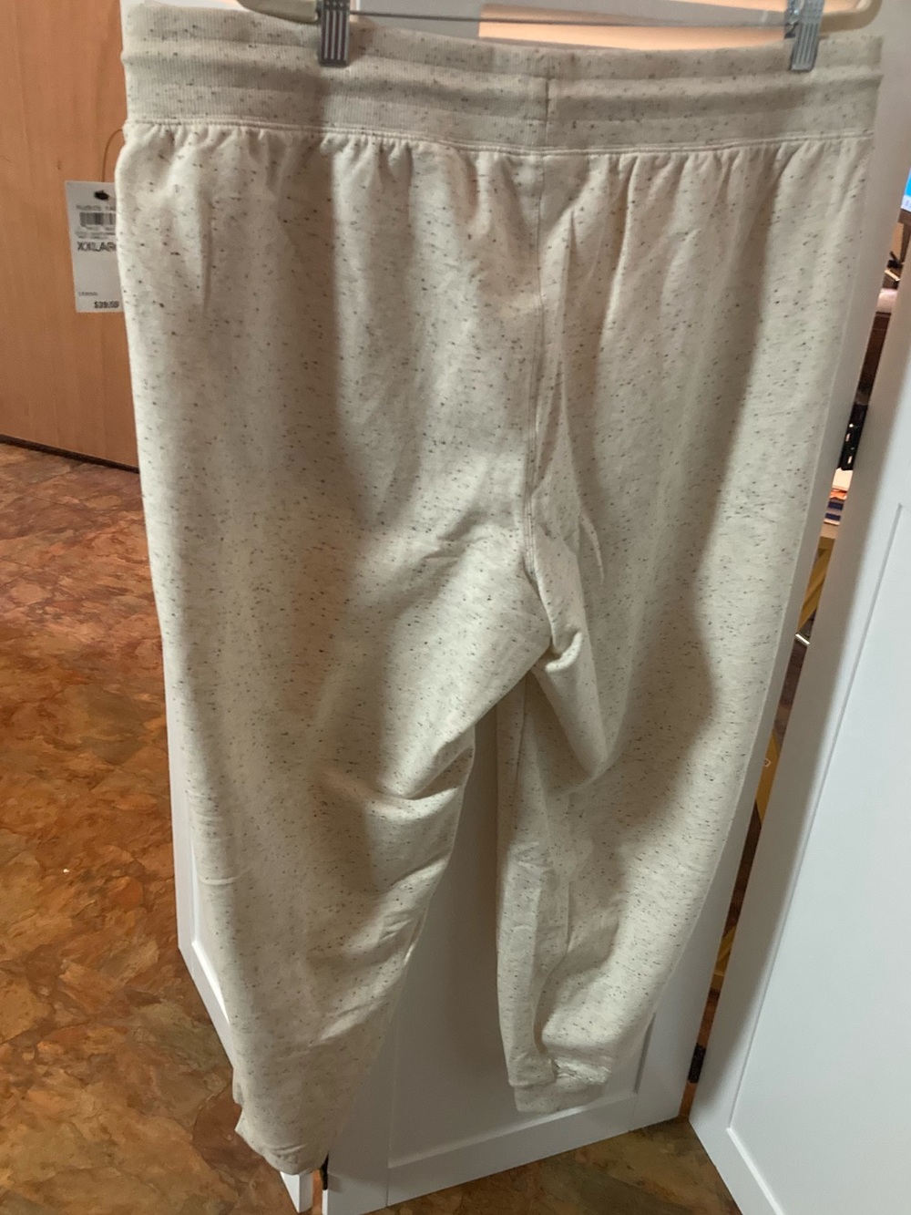Ideology Speckled Cream Drawstring Joggers - Picture 5 of 9